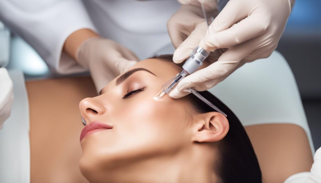 Mesotherapy injections for skin tightening